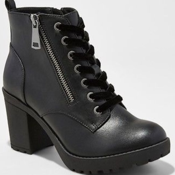 Mossimo Supply Co. Shoes - Krissi Lace Up Lug Booties